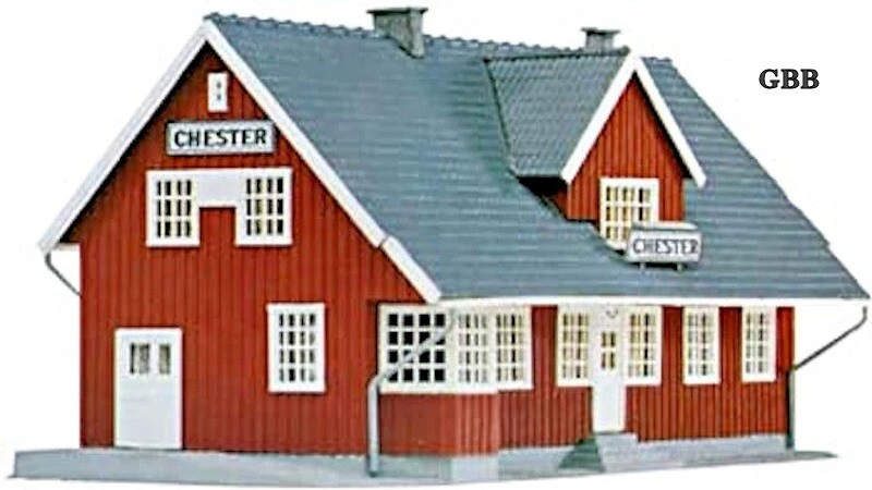 HO 1:87 Scale CHESTER STATION - BUILT-UP READY TO USE Model Power New in Box 676 - Image 1 of 1