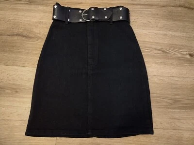 Falda Negra Kayo Of California De Colección Talla 3 Hecha en EE. UU. Funciona Pequeña Ver Fotos Foto 1 de 4