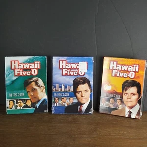 Lot original Hawaii Five-O Season 1, 3, 4 DVD Paramount - Picture 1 of 8