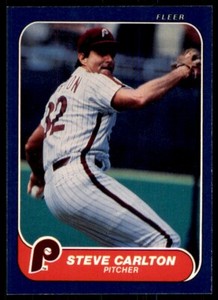 1986 Fleer. Steve Carlton. . Philadelphia Phillies #435