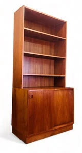 DANISH TEAK BOOKCASE RETRO MID CENTURY - Picture 1 of 5
