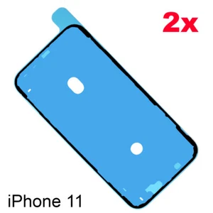 2x iPhone 11 Rahmen LCD Display Kleber Schwarz Dichtung Klebefolie Wasserdicht - Bild 1 von 1