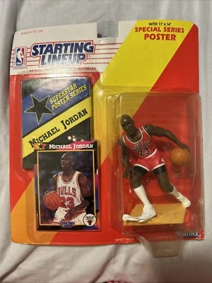 Póster de superestrellas de Michael Jordan - 1992 - Chicago Bulls Foto 1 de 2