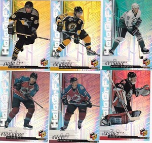1999-00 Upper Deck HoloGrFx #5 Ray Bourque Patrick Roy Jaromir Jagr Complete Set
