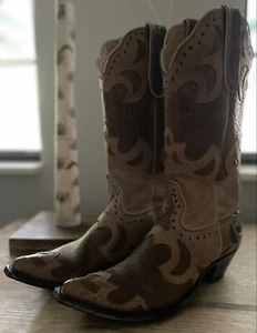 STERLING RIVER COWGIRL BOOTS SZ 8.5 NWOB L@@K! - Picture 1 of 11