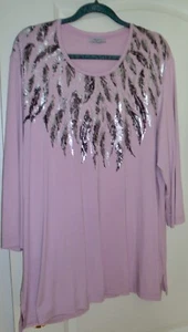 Shirt, Longshirt, Tunika, Gr. XL, rosa, ungetragen MyLine, Langarm - Bild 1 von 4