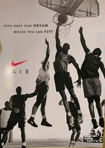 NIKE AIR MICHAEL JORDAN SELTENE NIKETOWN POSTKARTE TOP ZUSTAND SAMMLERSTÜCK - Bild 1 von 3