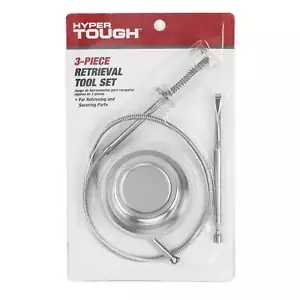 Hyper Tough 3-Piece Magnetic Pick-up Retrieval Tool Set - Picture 1 of 9