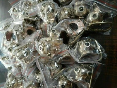 Lot de 100 pièces porte-clés de plongée anneau nautique en laiton fait main c... - Photo 1/4