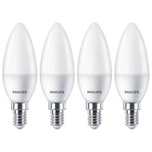 4 Pack of Philips 4.9W = 40W SES E14 LED Opal Candle Warm White 2700K - Picture 1 of 3