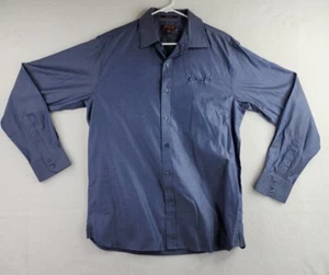 Red House Mens Blue Slim Fit Long Sleeve Shirt LSP Logo Size Large - Picture 1 of 11