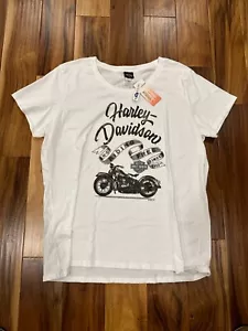 Camiseta Harley-Davidson para mujer Charm cuello redondo 3XL nueva con etiquetas nueva con etiquetas - Imagen 1 de 7