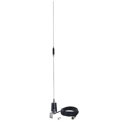 Mobile Radio Antenna UHF VHF 144-174 430-450 3dBd Trunk Groove Side Mount PL259 - Image 1 of 3
