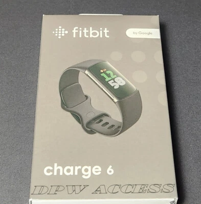 💥NEW SEALED Fitbit Charge 6 Obsidian Black Fitness Tracker ECG HR GPS Boxed💥 - Image 1 of 4