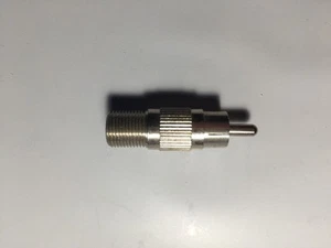 Conector tipo F (cable) adaptador macho a conector macho RCA - Imagen 1 de 12