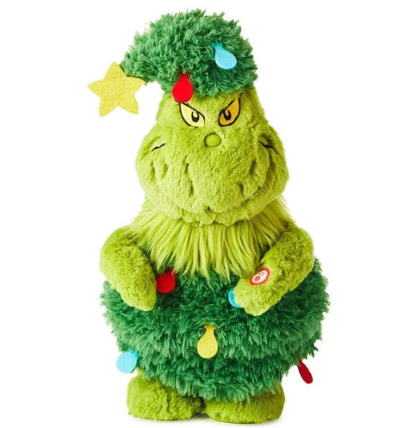 Hallmark Dr. Seuss Гринч Украл Рождество! Анимационный плюшевый 12,5 дюйма со звуком и движением - Изображение 1 из 1
