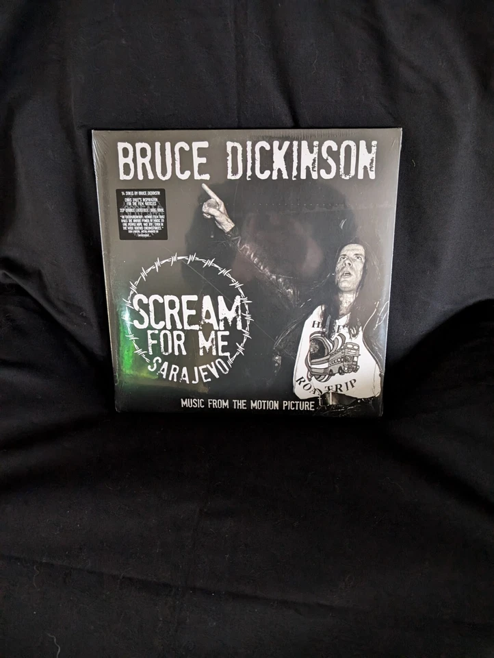 Bruce Dickinson – Scream For Me Sarajevo Vinyl Record LP (Singer of Iron Maiden) - Image 1 of 1