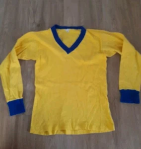 Vintage Erima 1. FC Lokomotive Leipzig Trikot Gebraucht Gelb Blau Lesen! Gr S - Bild 1 von 11