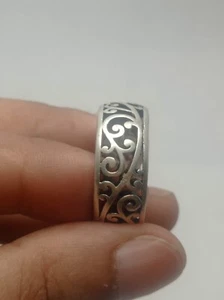 A men's ring made of 925 silver, size 12 and weighing 8.48 grams. It is very bea - Picture 1 of 7