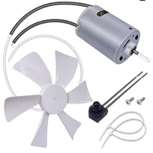 1 Set 6 inch 10W 0.8A RV Vent Fan Blade with 12V RV Vent Motor D-Shaft - Zdjęcie 1 z 6