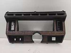 85-86 XLT Ford Pickup Truck Woodgrain Dash Gauge Cluster Trim Bezel Cover A/C - Picture 1 of 10