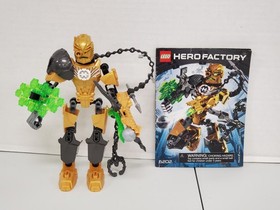 Lego 6202 Hero Factory: Rocka 100% Complete with Instruction Manual