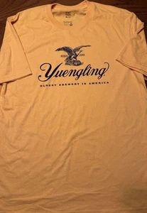 NUEVA Camiseta mediana YUENGLING Lager con Camisa de Cerveza Amarilla RARA Para Hombres - Imagen 1 de 3
