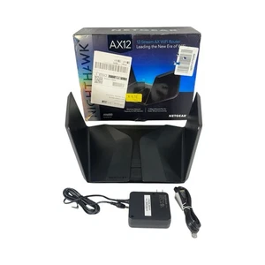 NETGEAR Nighthawk RAX120 AX12 12-Stream AX WiFi Router AX6000 in Box - Picture 1 of 15