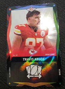 Travis Kelce UNO Elite NFL - Foil Card SSP (No. 101) Kansas City Chiefs - Picture 1 of 6