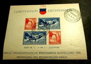 LIECHTENSTEIN SCOTT #B14 GEBRAUCHTER KATALOG WERT 50,00 $ - Bild 1 von 2