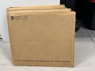 Dong Kingman SELLADO Y AUTOGRAFIADO - JUEGO de 12 - Litografías FIRMADAS a mano Foto 1 de 4