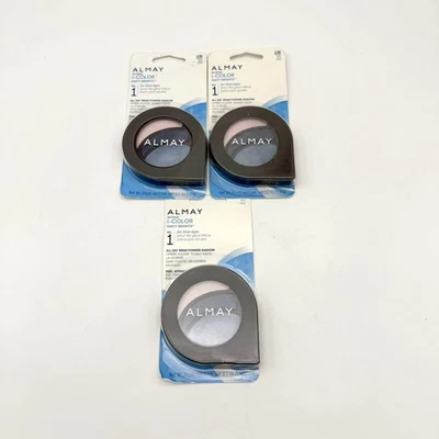 Almay Intense i-Color Party Brights Eye Shadow Trio #130 Set of 3 Blues SEALED - Image 1 of 4