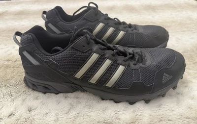 Adidas Para Hombre Rockadia Trail Core Zapatilla Negra Zapatos de Senderismo Talla 14 By1791 Foto 1 de 4