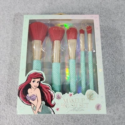 Disney Princesa Ariel La Sirenita 5 Pinceles de Maquillaje Colección Set Foto 1 de 4