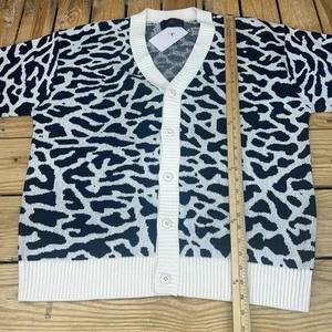 Nike Air Jordan Flight Heritage Cardigan Black Sweater Men’s DV7573-030 NWT - Picture 1 of 11