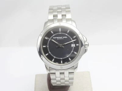 Reloj Raymond Weil Hombre Tango Esfera Negra Acero Inoxidable 5591 Hecho en Suiza Foto 1 de 4