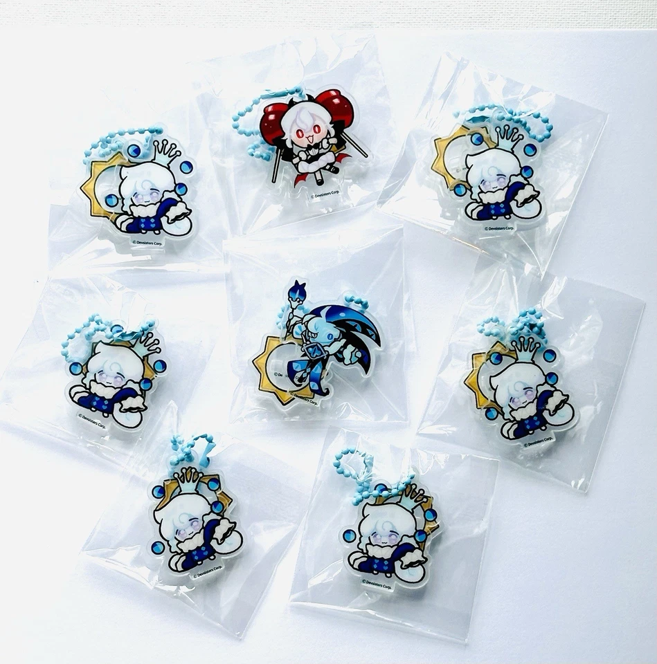 DEVSISTERS Cookie Run 4th Anniversary | Limited ⭐️ Blind Box Keychain !! Shadow Milk