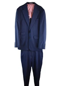 Blazer tuta CHARLES TYRWHITT blu 2 pezzi taglia 40R pantaloni taglia 32R uomo lana - Foto 1 di 13