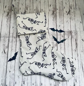 Calza natalizia teschi scheletro incubo danzante gotica - Foto 1 di 7