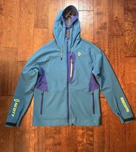 Scott Windstopper Jacket Large Soft Shell Running Cycling Active Wear Blue - Picture 1 of 6