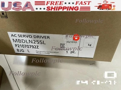 For Panasonic servo driver MBDLN25SL In Box New Free Shipping 1-Year Warranty ! - Image 1 of 3