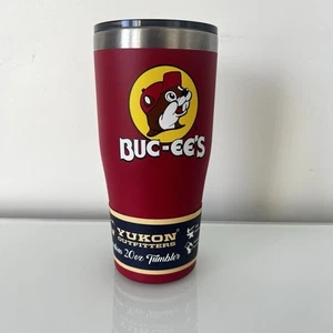 Bicchiere BUC-EE'S rosso Yukon Outfitters Freedom 20 oz NUOVO - Foto 1 di 7