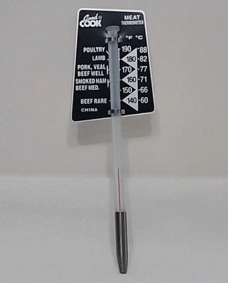 Vintage Good Cook Meat Thermometer Fahrenheit Celsius China - Image 1 of 4