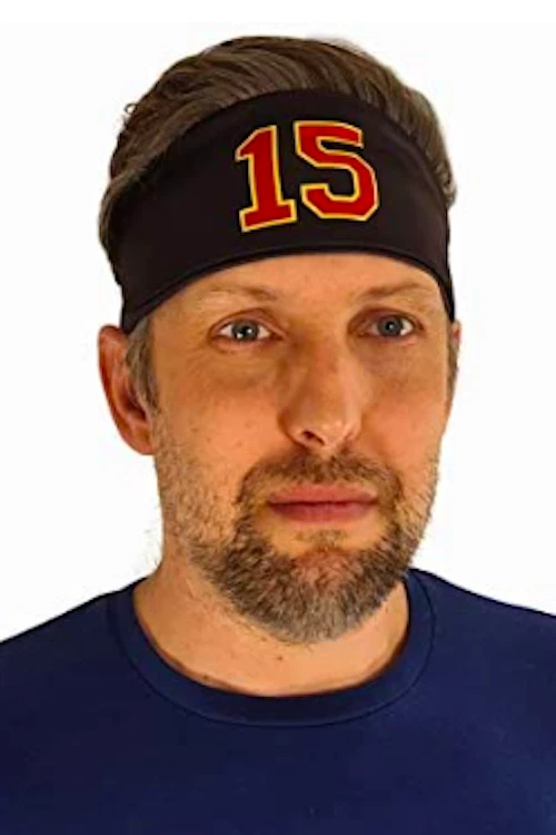 Mahomes Headband 15 Football Sweatband Costume Black - Image 1 of 1