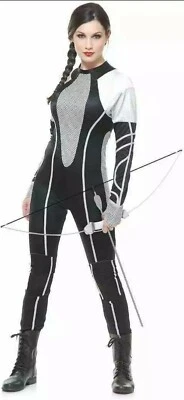 Survivor Jumpsuit Games Warrior Hunger Fancy Dress Hall - Image 1 of 4