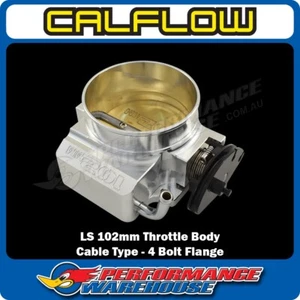 Cable de aluminio satinado cuerpo de acelerador de 102 mm GM Gen III LS1 LS2 LS3 LS6 LS7 - Imagen 1 de 7
