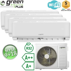 Climatizzatore quadri 9+9+9+18 Btu WiFi R32 A++/A+ Green Electric PLUS - Foto 1 di 3
