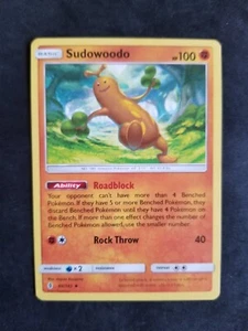 Pokemon SUDOWOODO card - Picture 1 of 2
