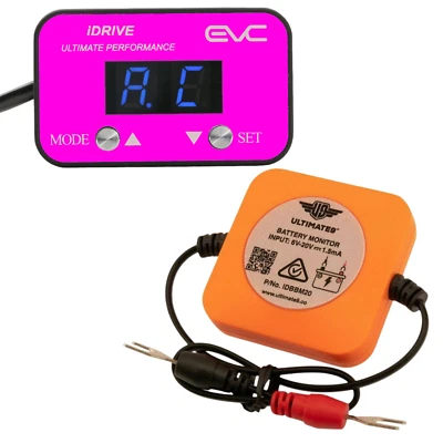 EVC iDrive Throttle Controller + battery monitor pink for Toyota Yaris 2005-2013 - image 1 of 4