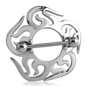 Bouclier de téton acier Sparte - Imagen 1 de 1